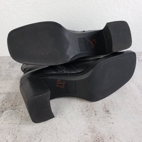 Vintage Mootsies Tootsies Booties Vegan Leather Chunky Y2K Square Toe size 8.5M - Picture 10 of 15